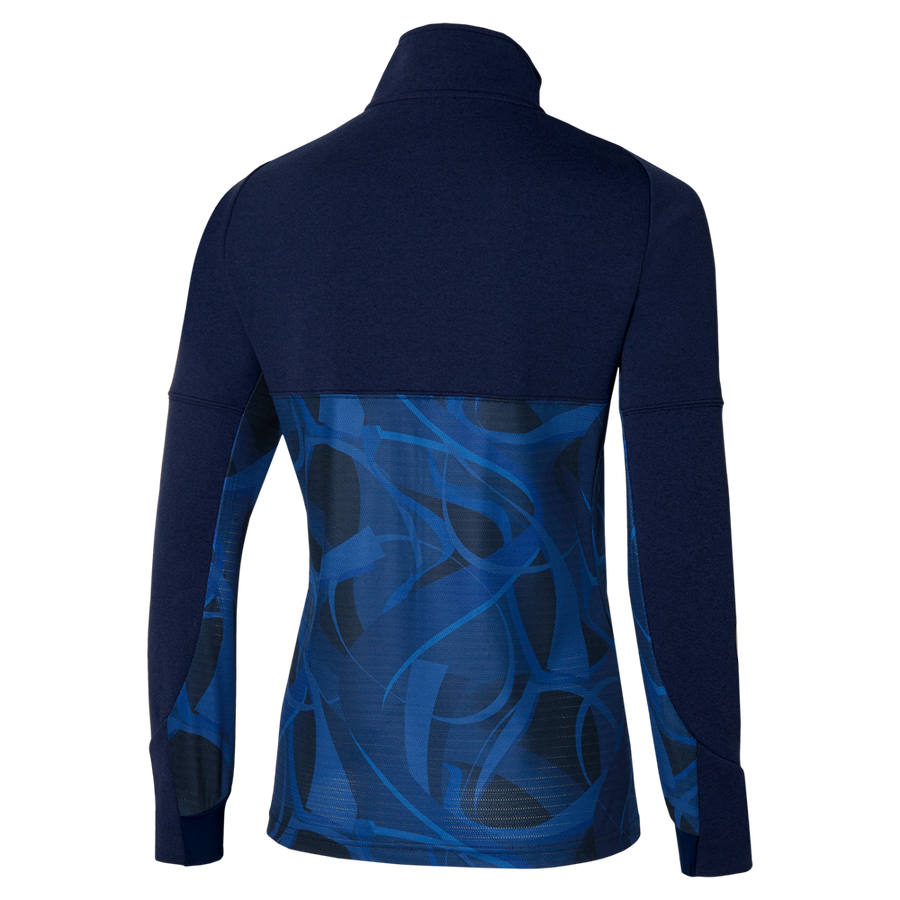 Mizuno PARIS ATHLETE HYBRID WARM UP JACKET Navy blue