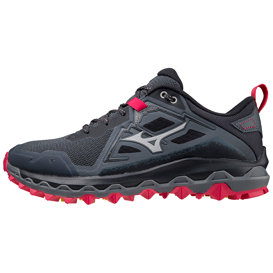 Mizuno Wave Mujin 8 Turbulence/Obsidian/RRed