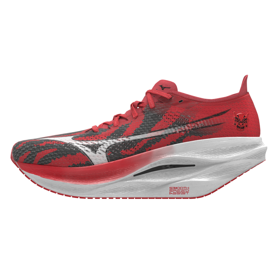 Mizuno WAVE REBELLION PRO 3 Mizuno ignition red/white/baseball blue