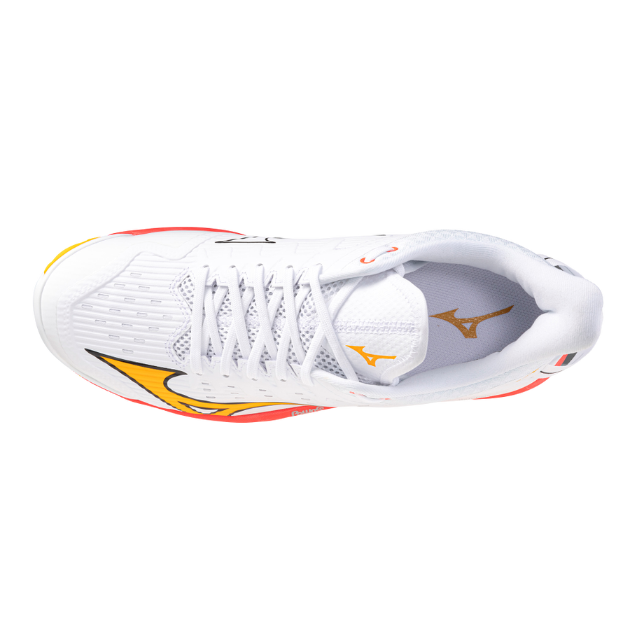 Mizuno WAVE LEOPARDUS White/Fiery Coral 2/Citrus