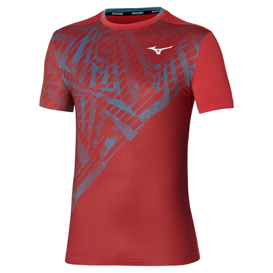 Mizuno MUGEN SHADOW GRAPHIC T-SHIRT Salsa