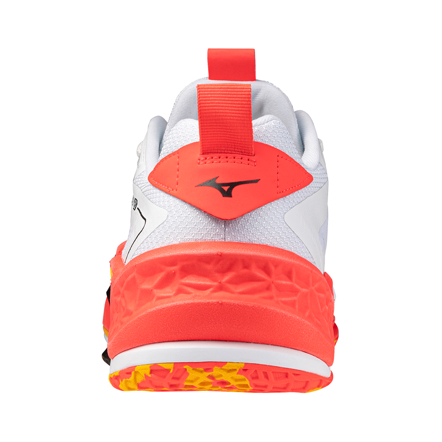 Mizuno WAVE STEALTH NEO 2 White/Fiery Coral 2/Citrus