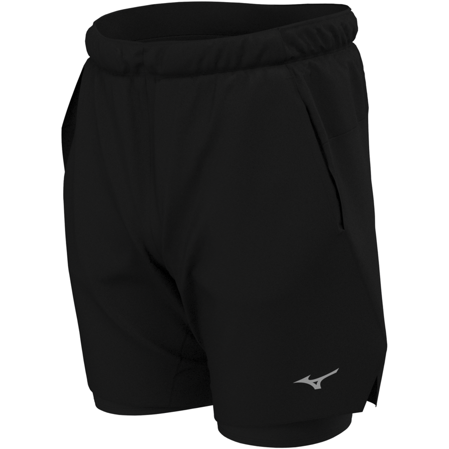 Mizuno Core 7.5 Inches 2in1 Short Black