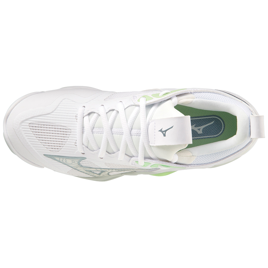 Mizuno WAVE MOMENTUM 3 White/GRidge/PatinaGreen
