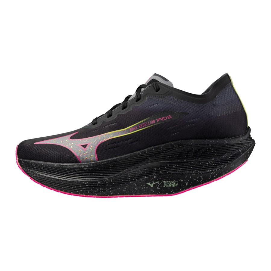 Mizuno WAVE REBELLION PRO 2 Black/silver/pink tetra