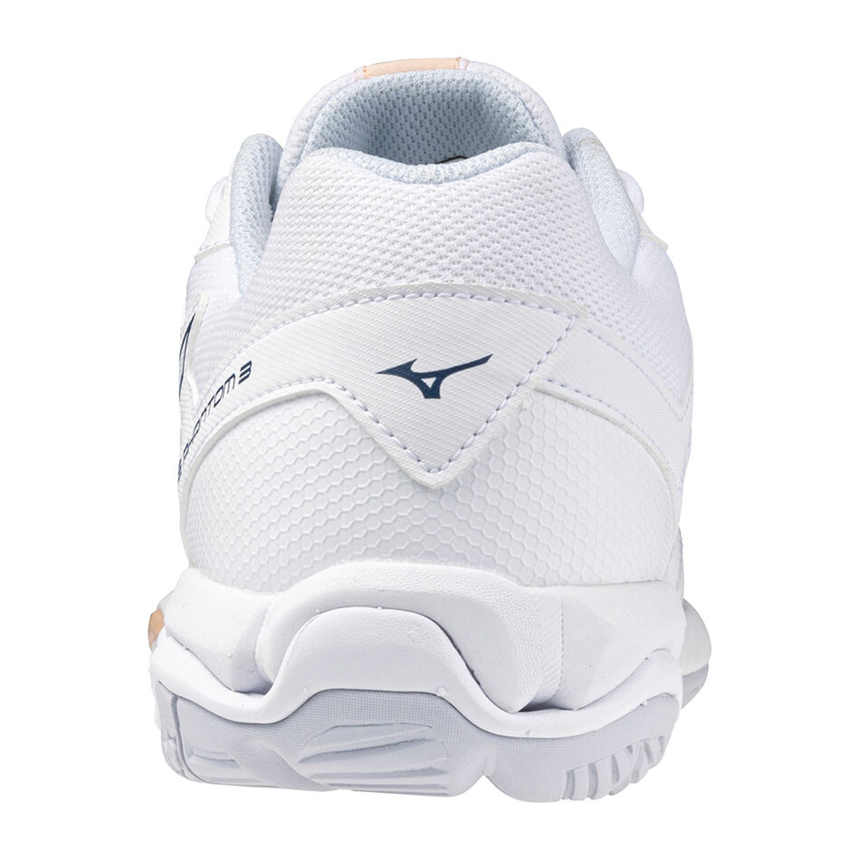 Mizuno WAVE PHANTOM 3 White/NavyPeony/PeachParfait