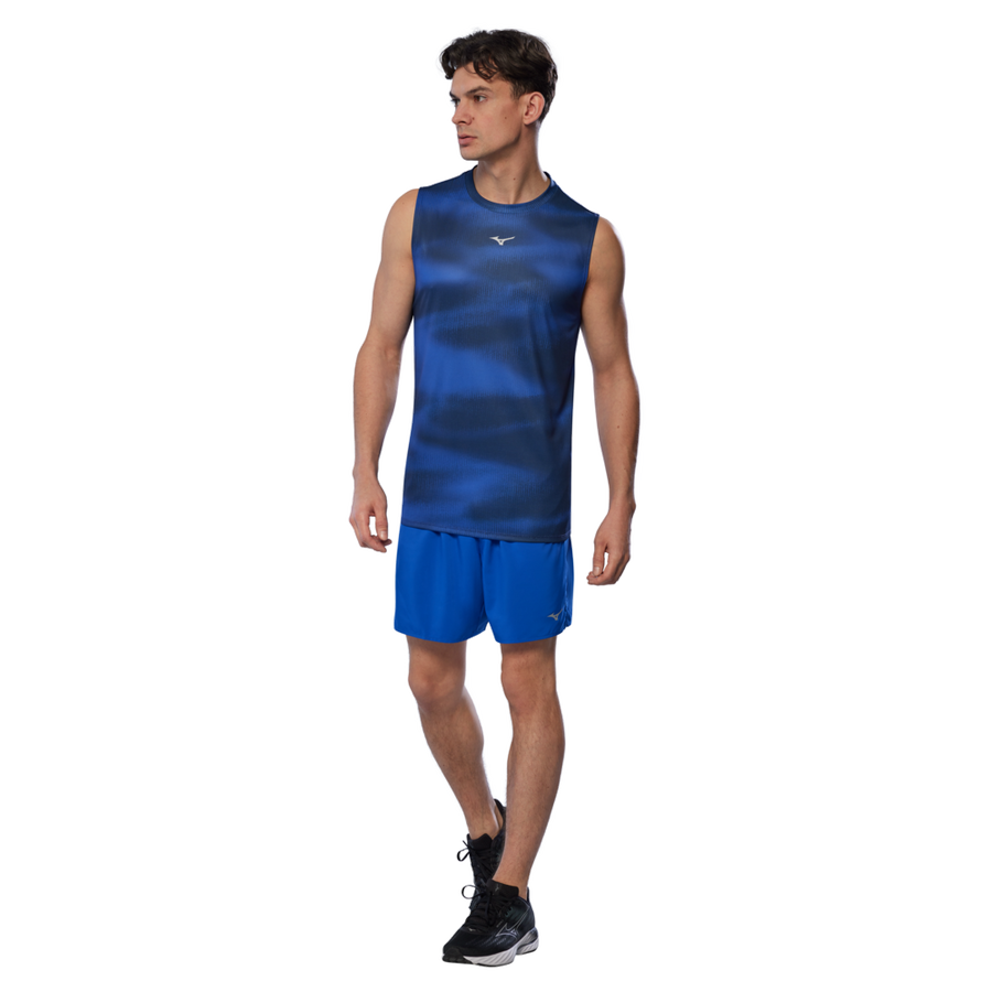Mizuno CORE GRAPHIC SLEEVELESS Reflexblue