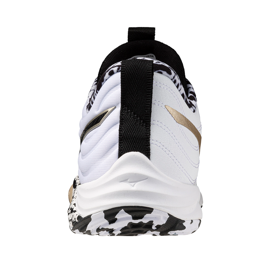 Mizuno WAVE MOMENTUM ELITE White/Black/GE Gold