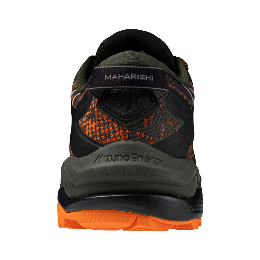 Mizuno WAVE MUJIN LS GTX MAHARISHI Vibrant orange/cool gray 3c/pine grove