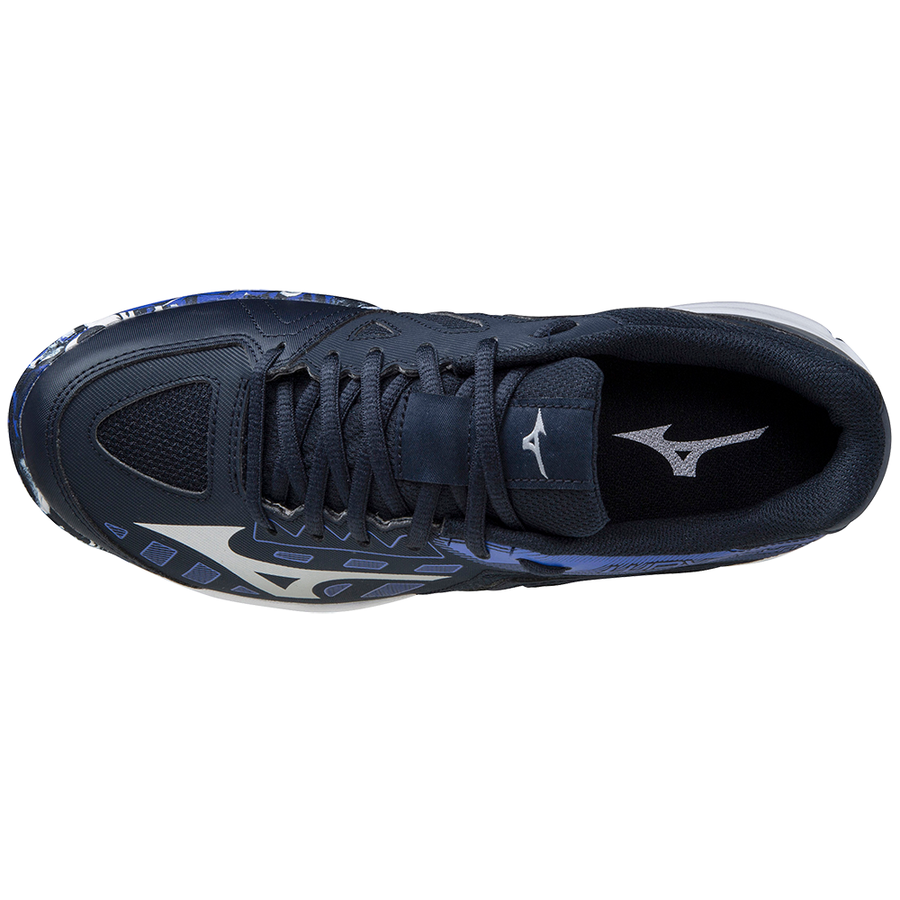 Mizuno Wave Lynx Junior PBlue/Wht/IgnitionRed