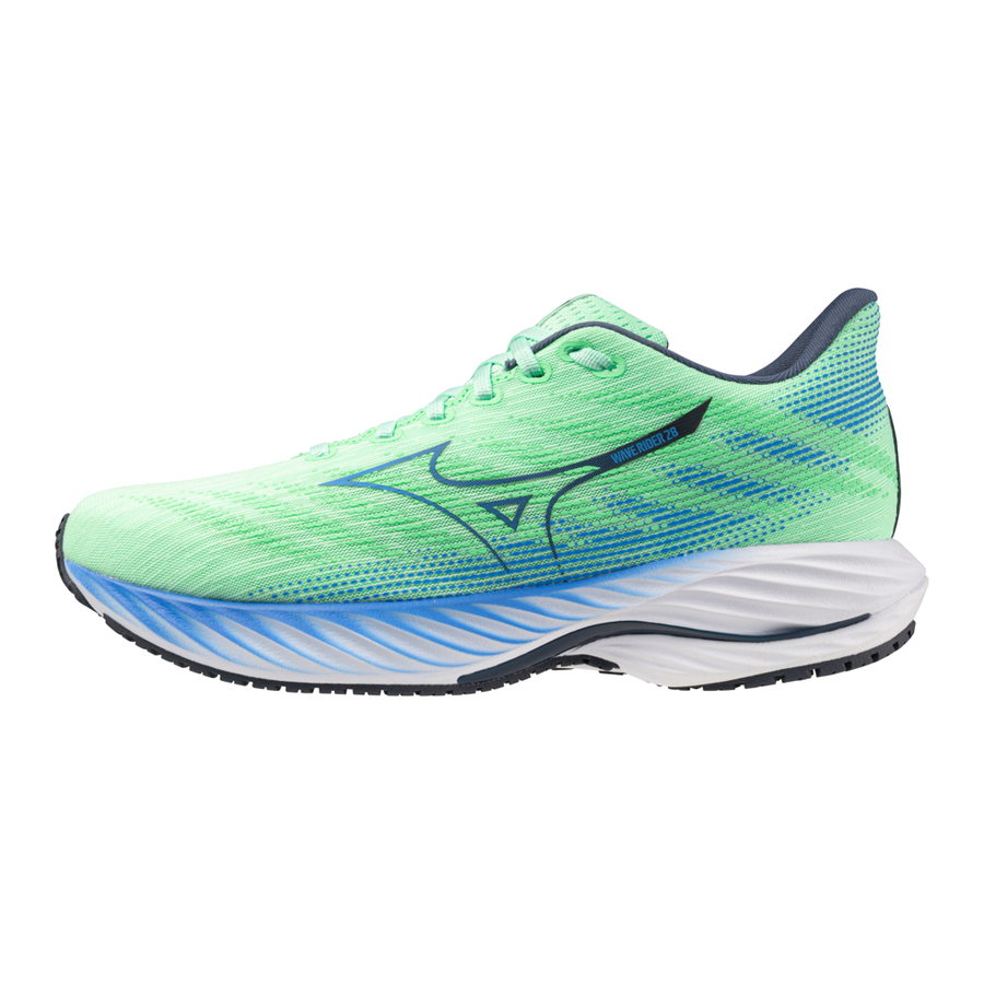 Mizuno WAVE RIDER 28 Neo Mint/Frontier Blue/Vintage