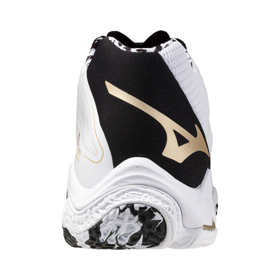 Mizuno WAVE LIGHTNING Z8 MID White/Black/GE Gold