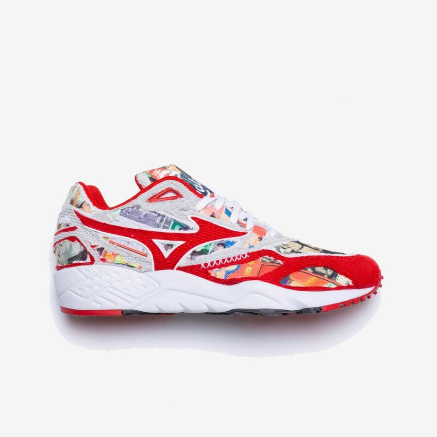 Mizuno CONTENDER SHINZO Cool Gray 3C/Highrisk Red/Whit