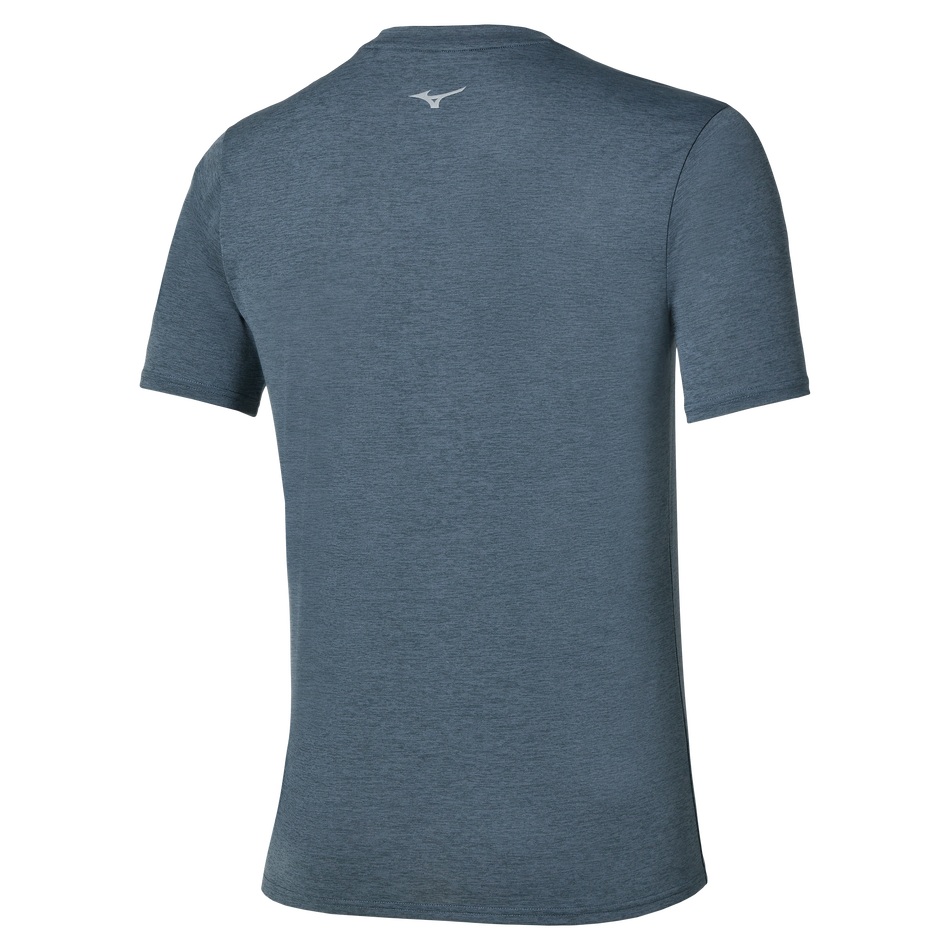 Mizuno Core runbird short sleeve tee Dark slate