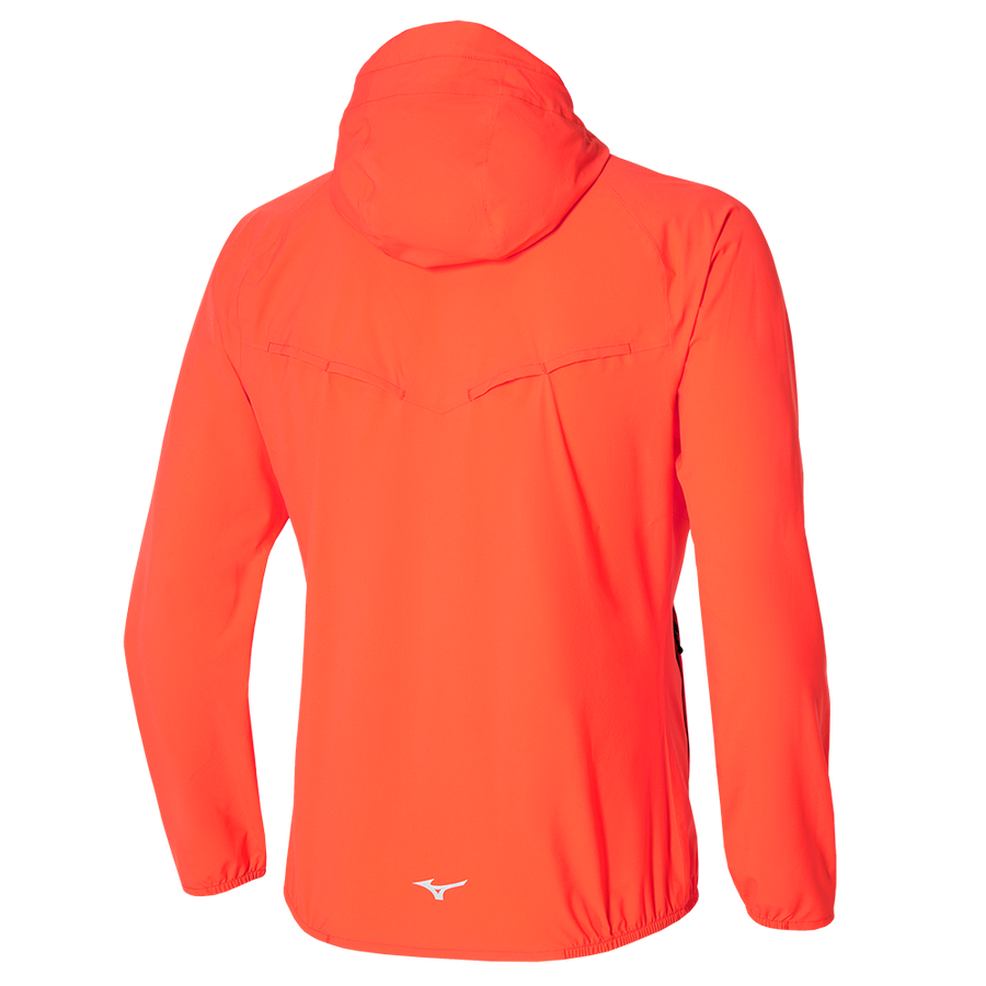 WATERPROOF 20K ER JACKET - Orange | Running jacket | Mizuno Israel