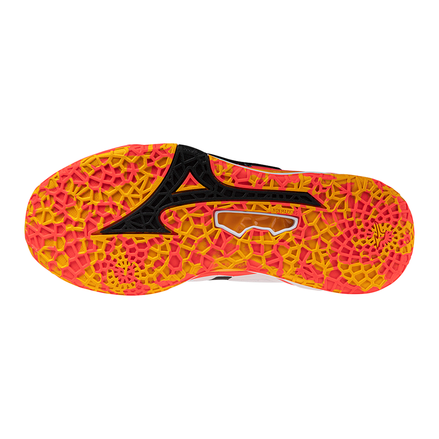 Mizuno WAVE STEALTH NEO 2 White/Fiery Coral 2/Citrus