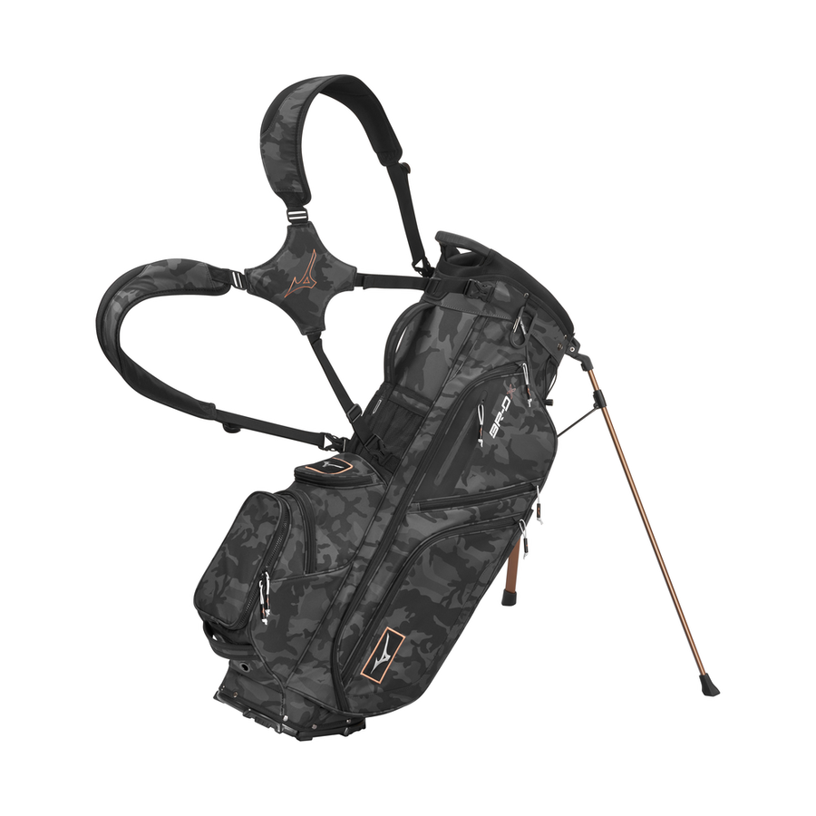 Mizuno BR-DX 25 Stand Bag Black Camo/Copper