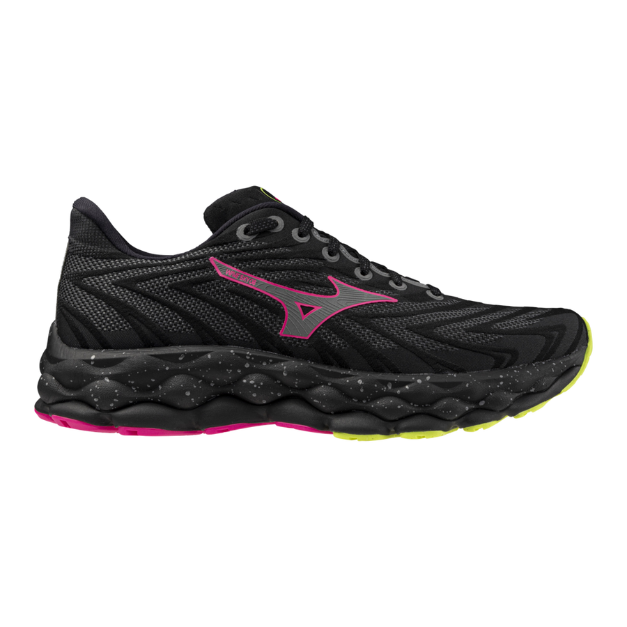 Mizuno WAVE SKY 8 Black/silver/pink tetra