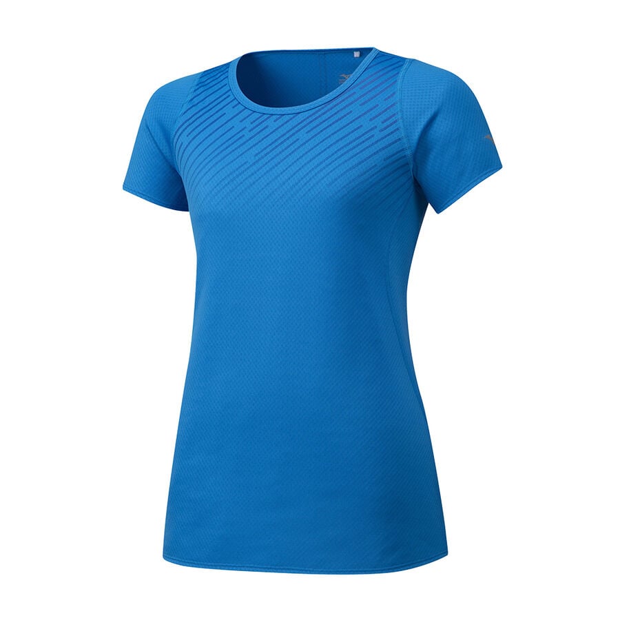 Mizuno Solarcut Cool Tee Brilliant blue