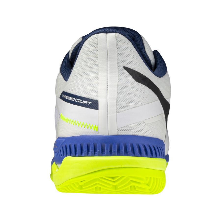 Mizuno WAVE EXCEED COURT CC White/Dazzling Blue/Lightning