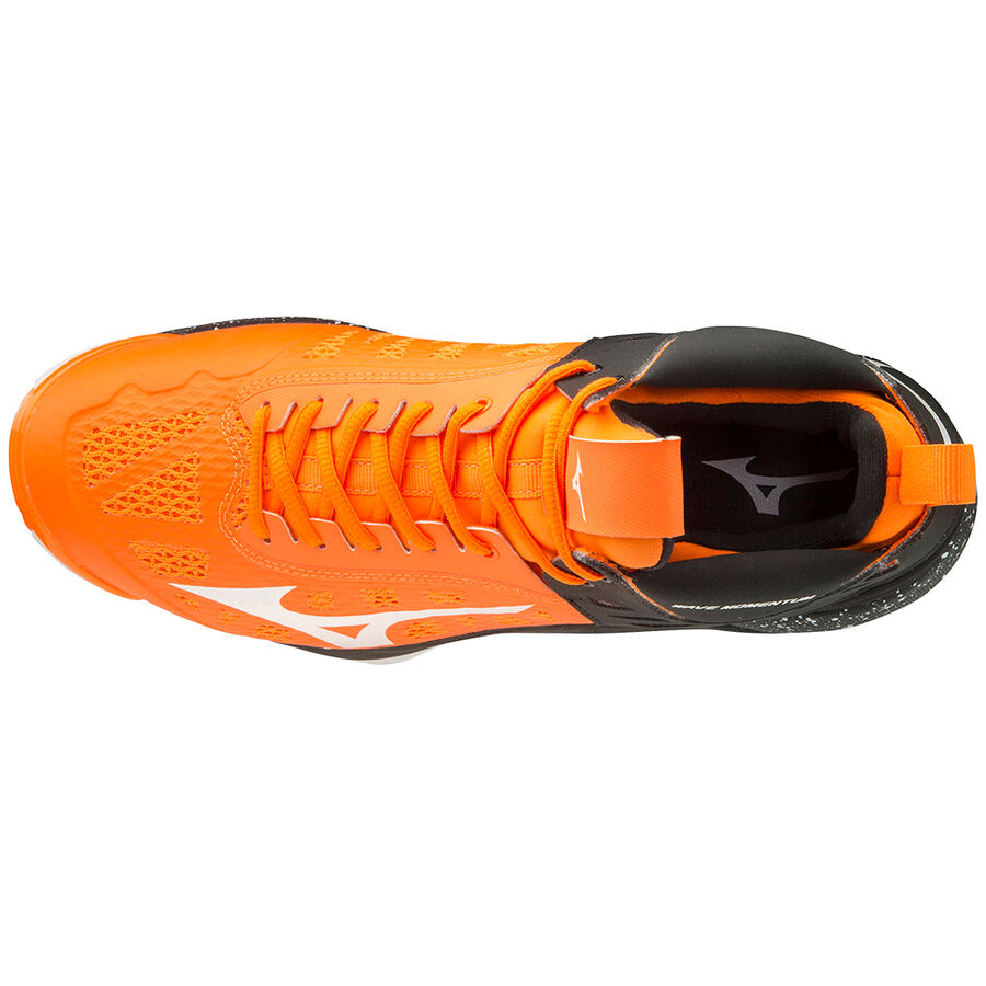 Mizuno WAVE MOMENTUM MID OrangeCFish/Wht/Blk