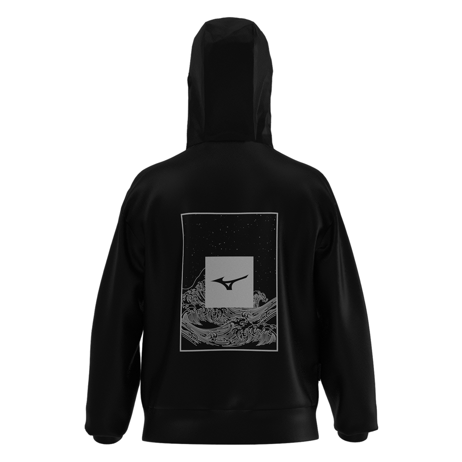Mizuno Athleticwear new wave hoodie Black