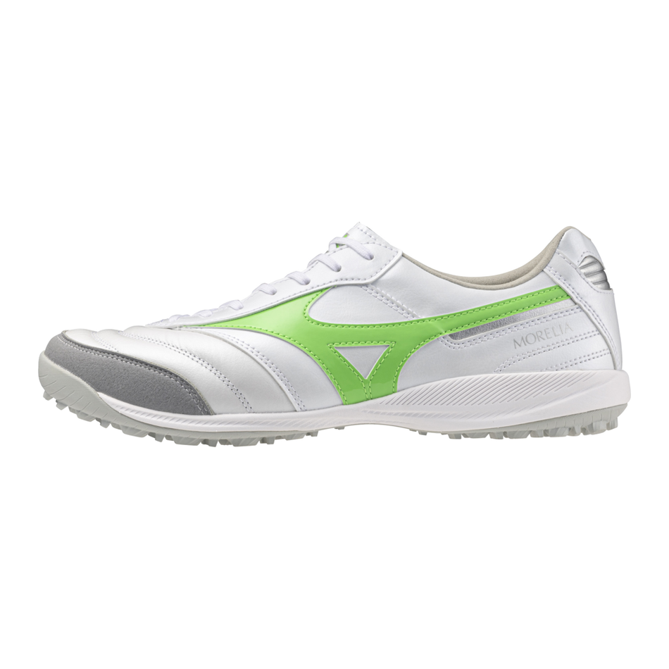 Mizuno MORELIA SALA ELITE TF White/neon green/galaxy silver