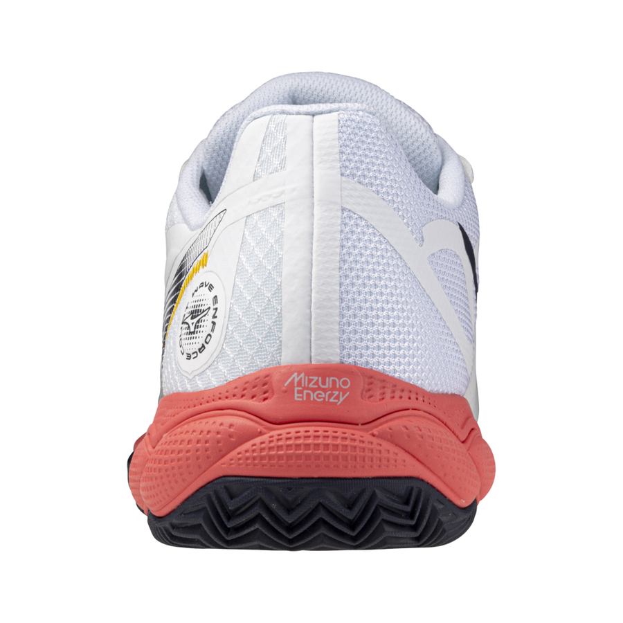 Mizuno WAVE ENFORCE COURT CC White/Baritone Blue/CalypsoCor