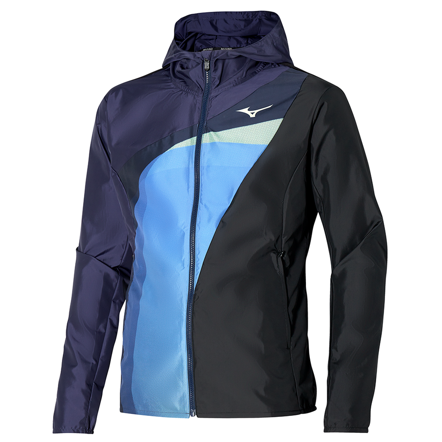 Mizuno Release Hooded Jcket Evening Blue