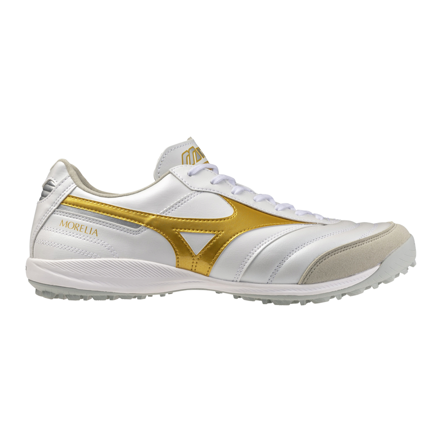 Mizuno MORELIA SALA ELITE TF White/Football Gold/Galaxy Silver