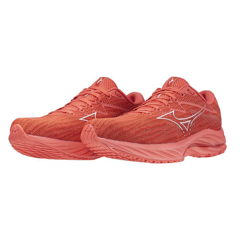 Mizuno WAVE RIDER 27 Dubarry/White/Cranberry
