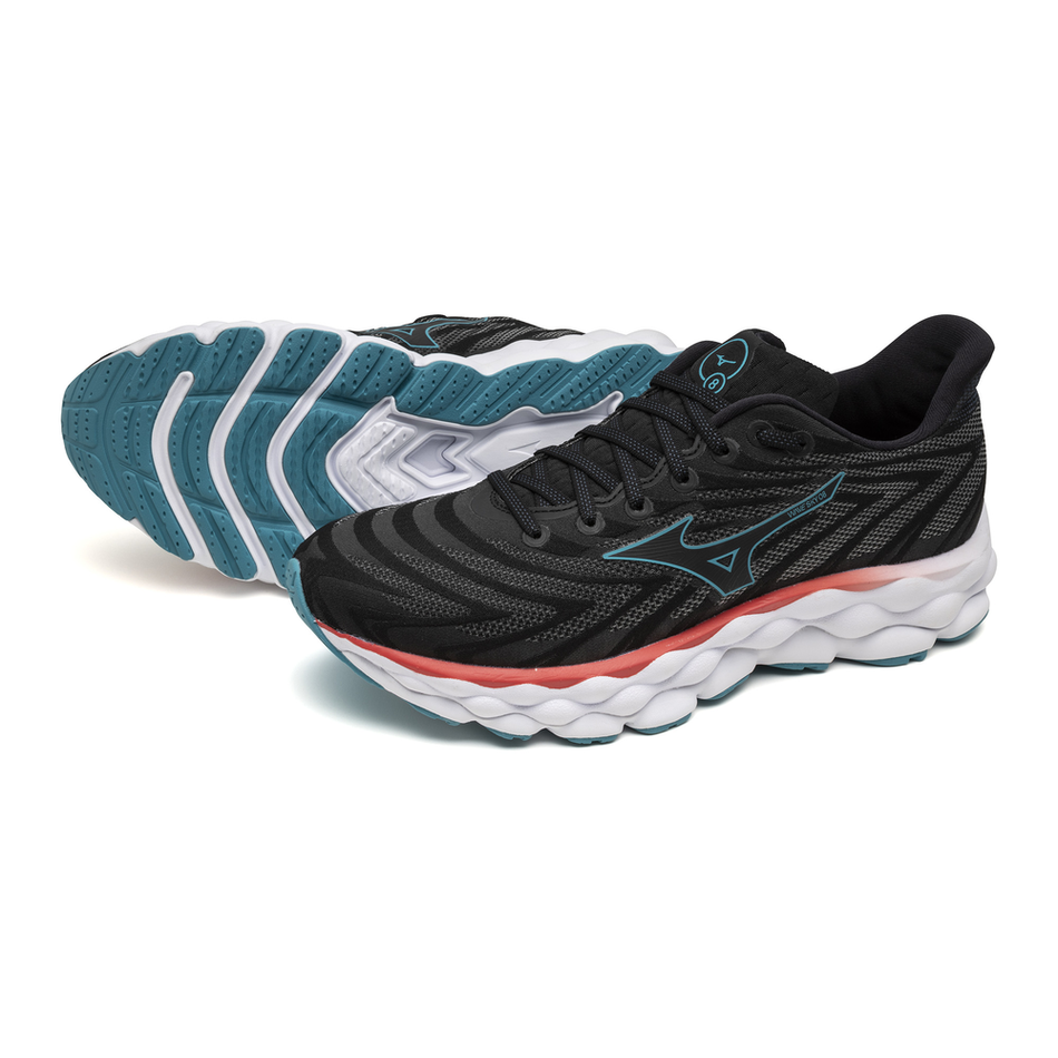 Mizuno WAVE SKY 8 Black/Black/Enamel Blue