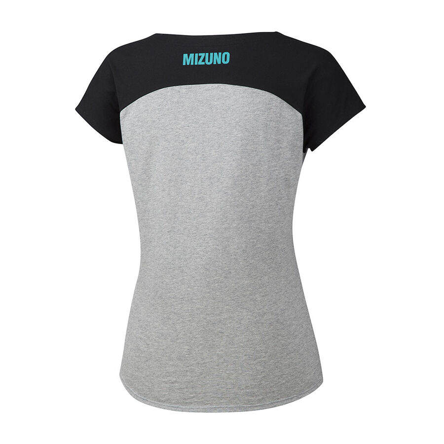 Mizuno Heritage Tee Grey/Black