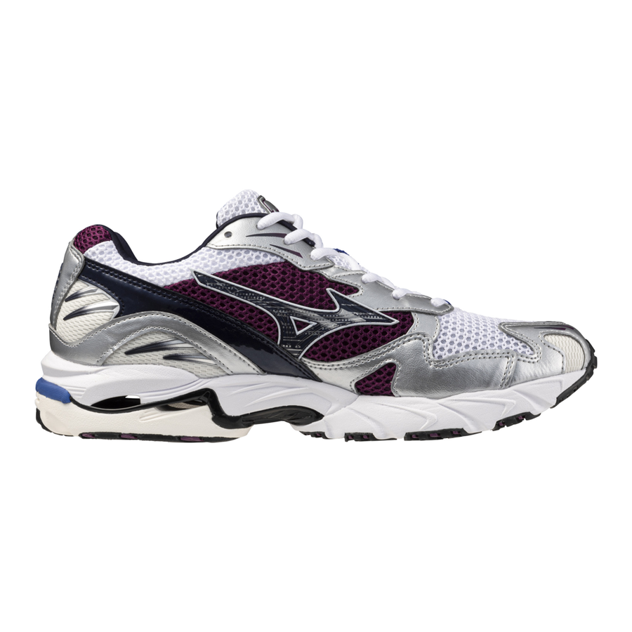 Mizuno Wave Rider 10 White/Baritone Blue/Dark Purple