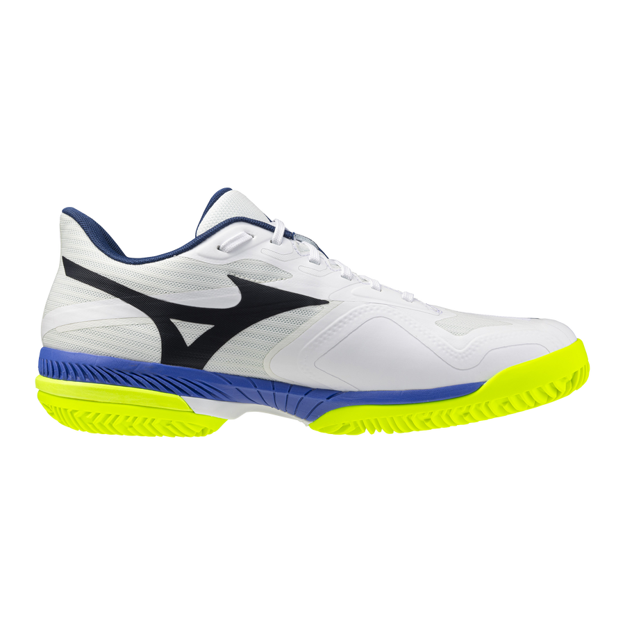Mizuno WAVE EXCEED COURT CC White/Dazzling Blue/Lightning