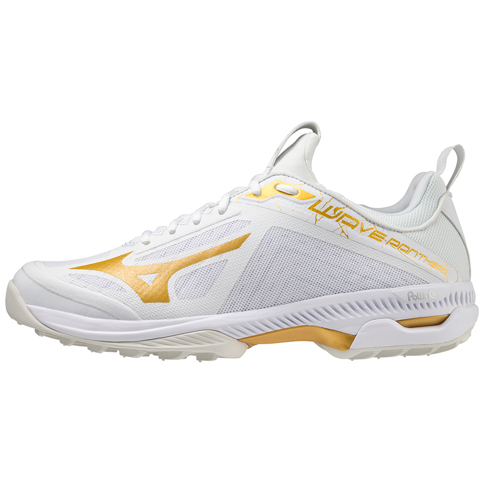 Mizuno Wave Panthera White/MP Gold/Iron Gate