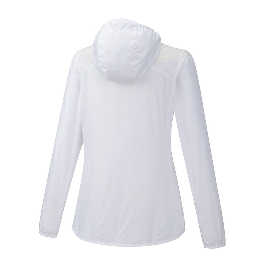 Mizuno Printed Hoody Jacket White