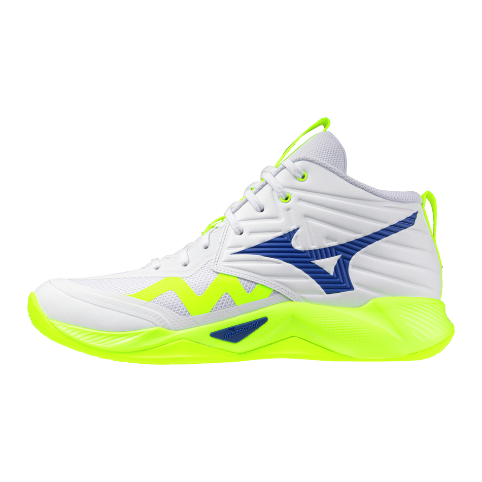 Mizuno WAVE MOMENTUM PRO MID White/Lightning Yellow/Dazzlin