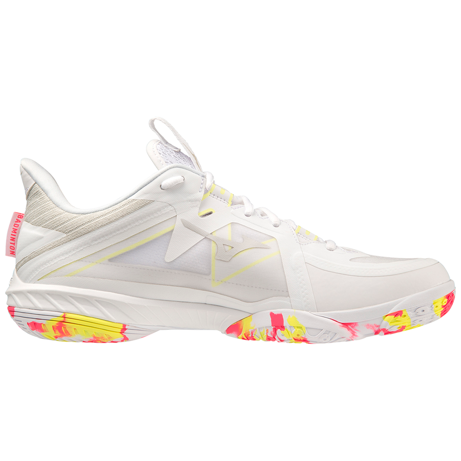 Mizuno WAVE CLAW NEO 2 White/LunarRock/HVisPink