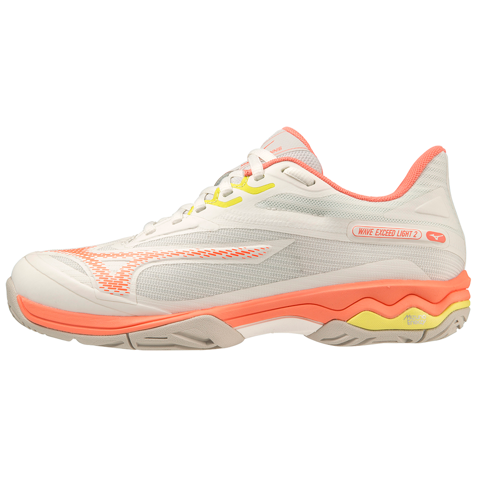 Mizuno WAVE EXCEED LIGHT 2 AC SnwWht/FCoral/SSpring