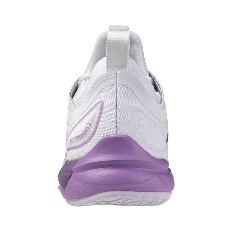 Mizuno WAVE LUMINOUS 3 White/patrician purple/quince