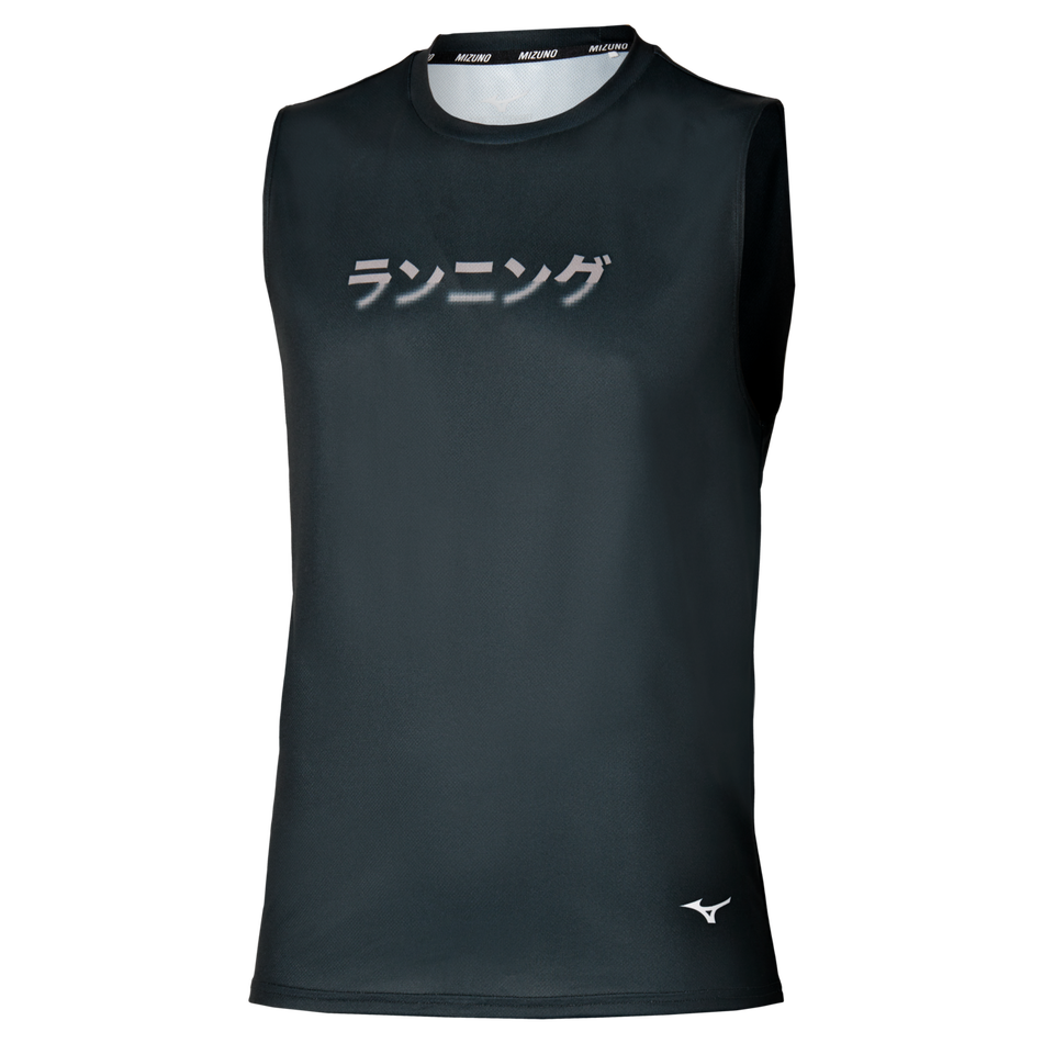 Mizuno Core Graphic Sleeveless(M) Black