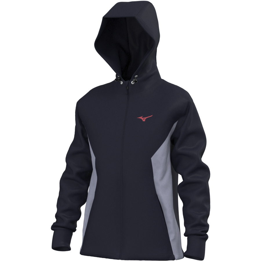 Mizuno Athletics Sweat Jacket Baritone Blue/Icelandic Blue