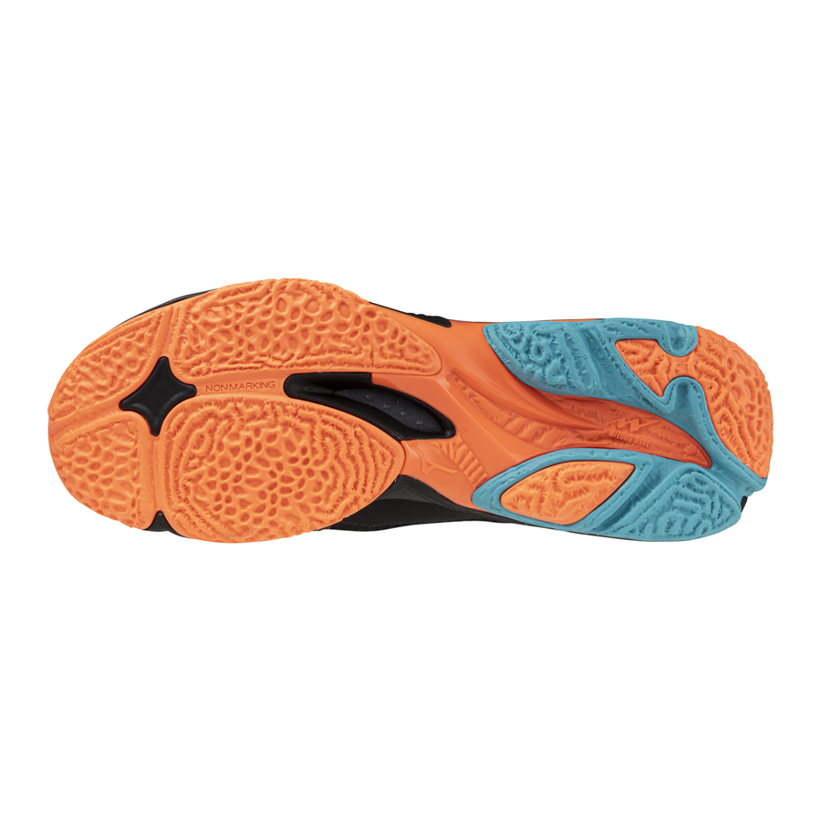 Mizuno WAVE LIGHTNING Z8 Black/Neon Flame/Peacock Blue