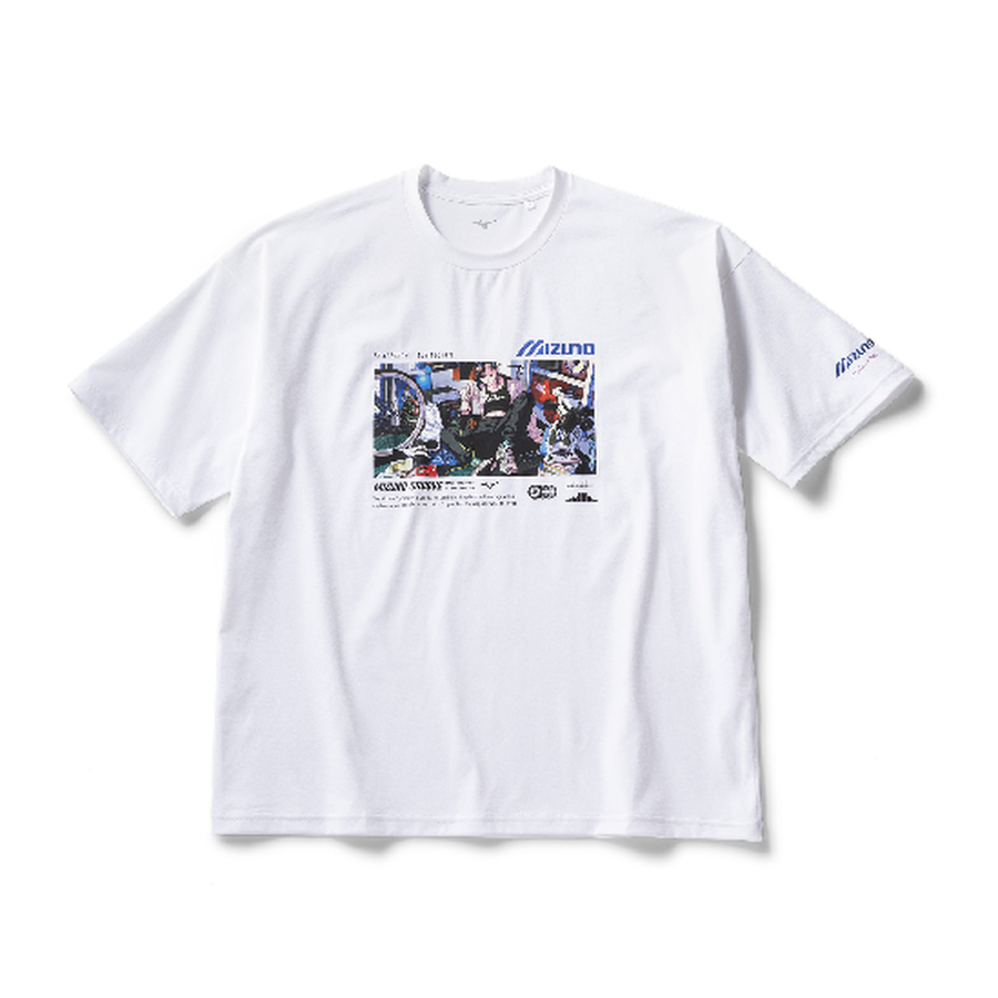 Mizuno Short Sleeve Graphic Tee White
