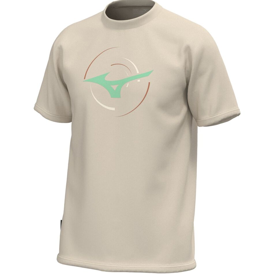 Mizuno Athletic RB T-shirt(M) SUMMER SAND