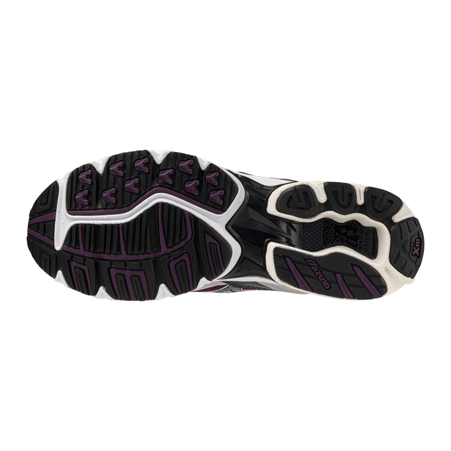 Mizuno Wave Rider 10 White/Baritone Blue/Dark Purple