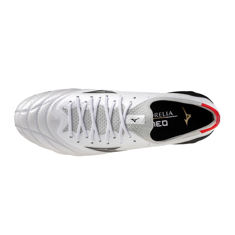 Mizuno MORELIA NEO IV BETA ELITE White/Black/Chinese Red