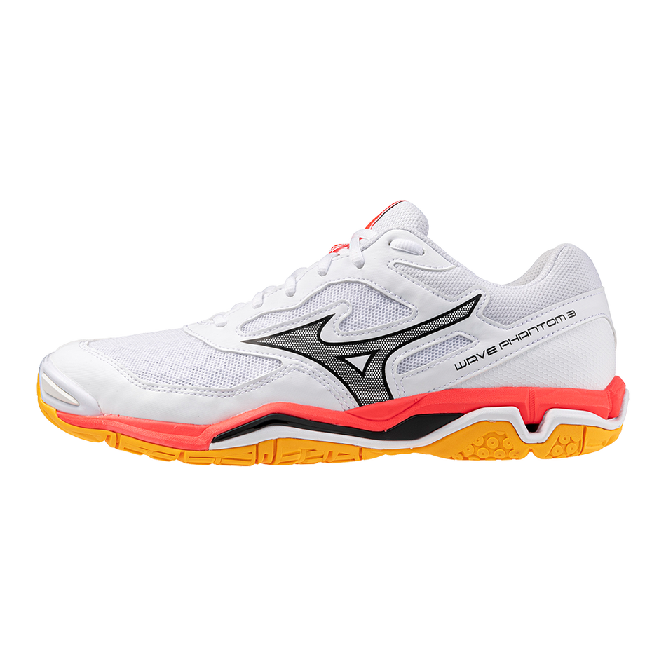 Mizuno WAVE PHANTOM 3 White/Fiery Coral 2/Citrus