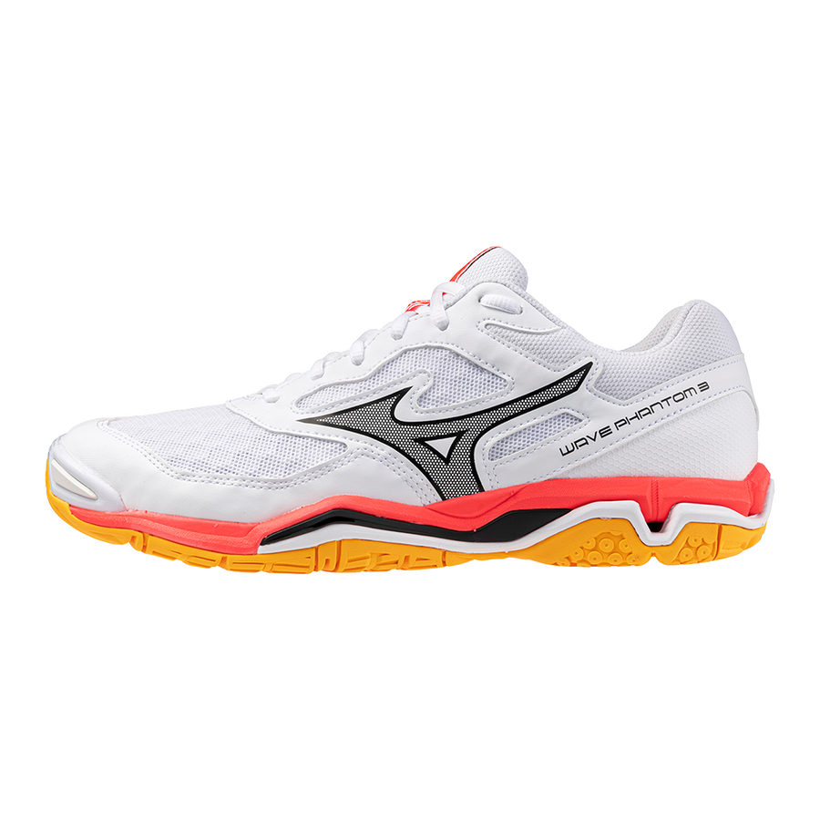 Mizuno WAVE PHANTOM 3 White/Fiery Coral 2/Citrus